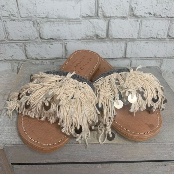 Anthropologie Fringe Sandals NIB  - Picture 7 of 8